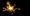 A lit sparkler shedding sparks in a very dark environment